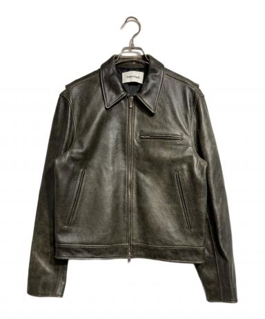 中古・古着通販】TONY WACK (トニーワック) LEATHER CHEST ZIP JACKET