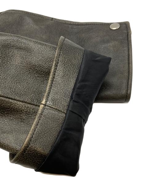 TONY WACK（トニーワック）TONY WACK (トニーワック) LEATHER CHEST ZIP JACKET/レザーチェストジップジャケット ブラウン サイズ:Mの古着・服飾アイテム