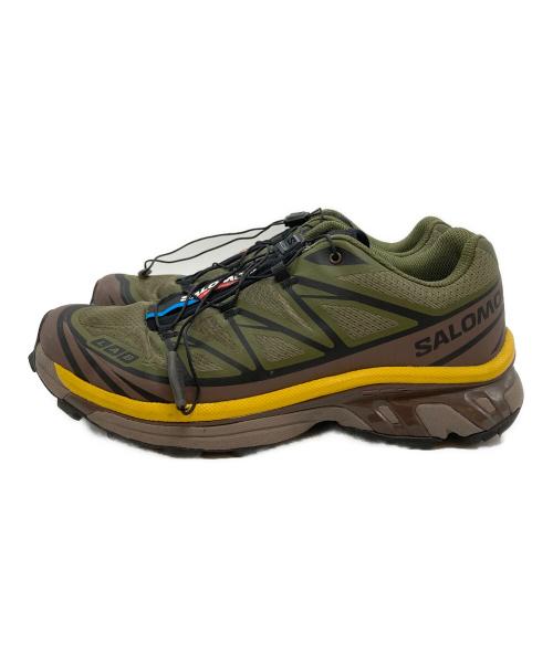 SALOMON（サロモン）SALOMON (サロモン) XT-6 olive/night/XT-6 オリーブナイト グリーン×ブラウン サイズ:27㎝の古着・服飾アイテム