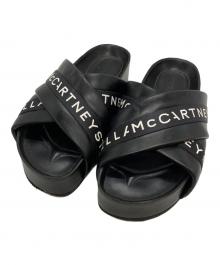 STELLA McCARTNEY（ステラマッカートニー）の古着「Crossover Sandal/クロスオーバーサンダル」｜ブラック