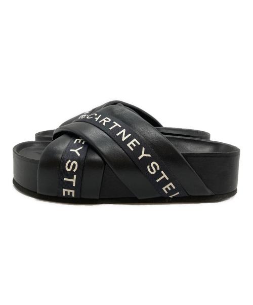STELLA McCARTNEY（ステラマッカートニー）STELLA McCARTNEY (ステラマッカートニー) Crossover Sandal/クロスオーバーサンダル ブラック サイズ:35の古着・服飾アイテム