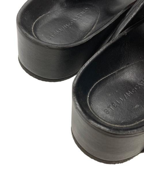 STELLA McCARTNEY（ステラマッカートニー）STELLA McCARTNEY (ステラマッカートニー) Crossover Sandal/クロスオーバーサンダル ブラック サイズ:35の古着・服飾アイテム