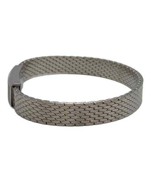 EMPORIO ARMANI（エンポリオ アルマーニ）EMPORIO ARMANI (エンポリオ アルマーニ) ブレスレット シルバー×ブラックの古着・服飾アイテム