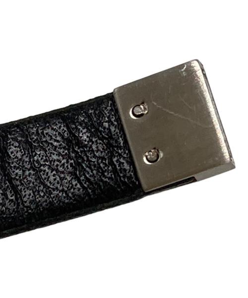 EMPORIO ARMANI（エンポリオ アルマーニ）EMPORIO ARMANI (エンポリオ アルマーニ) ブレスレット シルバー×ブラックの古着・服飾アイテム