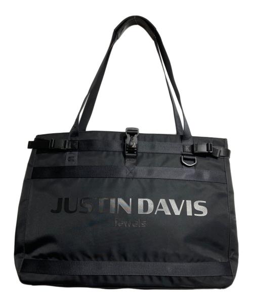 JUSTIN DAVIS（ジャスティンデイビス）JUSTIN DAVIS (ジャスティンデイビス) ATTRACT ナイロントートバッグ/アトラクト ブラック サイズ:Lの古着・服飾アイテム