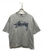 Champion×stussyチャンピオン×ステューシー）の古着「コラボTシャツ」｜グレー