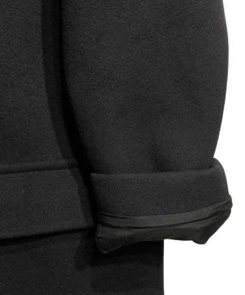 BLAMINK（ブラミンク）BLAMINK (ブラミンク) メルトンダッフルコート /  Melton Duffle Coat ブラック サイズ:48の古着・服飾アイテム