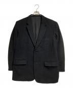 Yohji Yamamoto pour hommeヨウジヤマモト プールオム）の古着「カシミヤ2Bジャケット / Cashmere 2-Button Jacket」｜ブラック