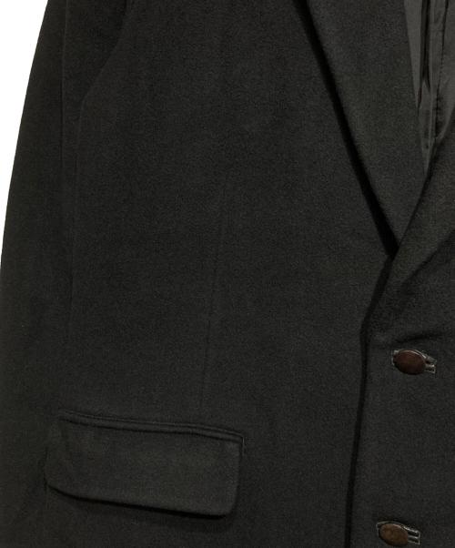 Yohji Yamamoto pour homme（ヨウジヤマモト プールオム）Yohji Yamamoto pour homme (ヨウジヤマモト プールオム) カシミヤ2Bジャケット / Cashmere 2-Button Jacket ブラック サイズ:３の古着・服飾アイテム