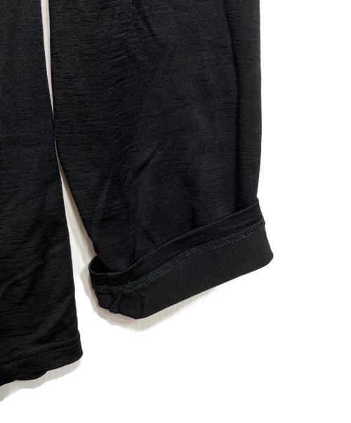 Yohji Yamamoto pour homme（ヨウジヤマモト プールオム）Yohji Yamamoto pour homme (ヨウジヤマモト プールオム) ヘンリーネックウールカットソー/Wool Henley Long Sleeve ブラック サイズ:3の古着・服飾アイテム