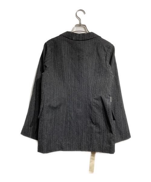 PLAN C（プランシー）PLAN C (プランシー) ウエストリボンテーラードジャケット/Tailored jacket グレー サイズ:36の古着・服飾アイテム