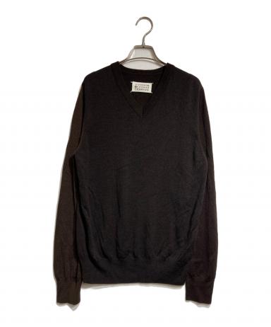 中古・古着通販】Maison Margiela (メゾンマルジェラ) Vネックニット/V