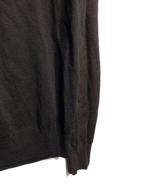 Maison Margiela（メゾンマルジェラ）Maison Margiela (メゾンマルジェラ) Vネックニット/V-neck knit ブラウン サイズ:Mの古着・服飾アイテム