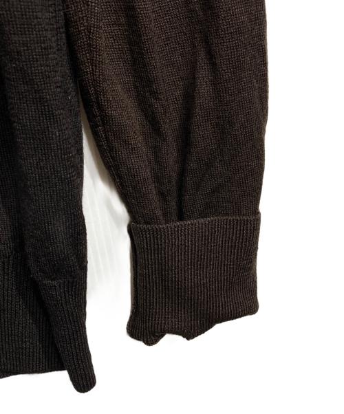 Maison Margiela（メゾンマルジェラ）Maison Margiela (メゾンマルジェラ) Vネックニット/V-neck knit ブラウン サイズ:Mの古着・服飾アイテム