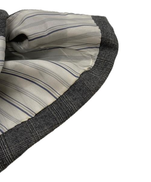 ESTNATION（エストネーション）ESTNATION (エストネーション) LORO PIANA (ロロピアーナ) グレンチェックダブルテーラードジャケット/Glen check double-breasted tailored jacket グレー サイズ:46の古着・服飾アイテム