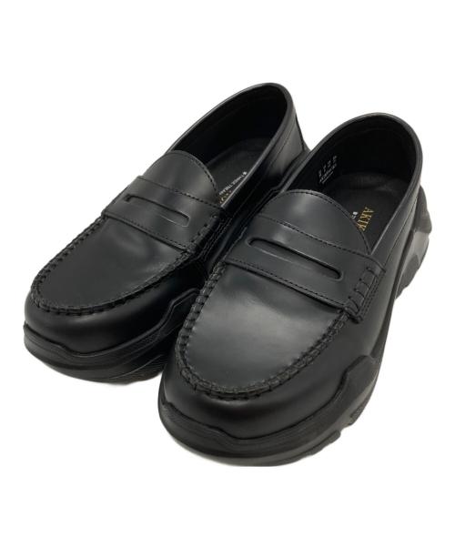 AKIKOAOKI（アキコアオキ）AKIKOAOKI (アキコアオキ) 厚底ローファー/Loafer ブラック サイズ:25㎝の古着・服飾アイテム