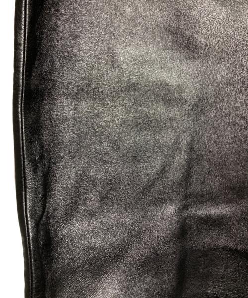 LOEWE（ロエベ）LOEWE (ロエベ) ラムレザーパンツ/Lambskin leather pants  ブラック サイズ:44の古着・服飾アイテム