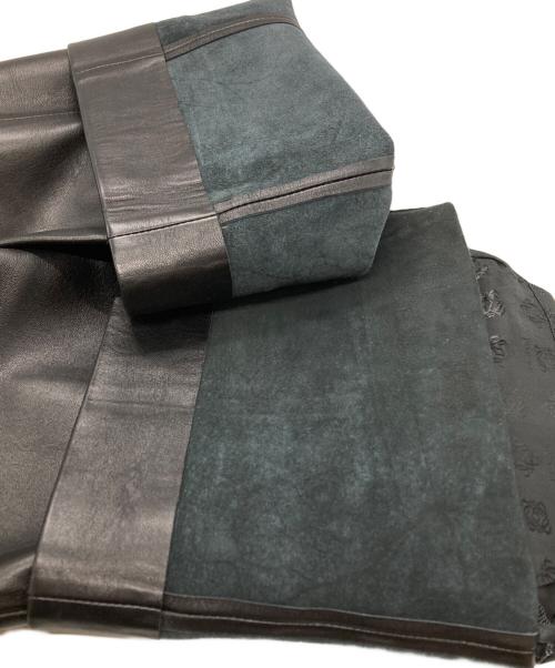 LOEWE（ロエベ）LOEWE (ロエベ) ラムレザーパンツ/Lambskin leather pants  ブラック サイズ:44の古着・服飾アイテム