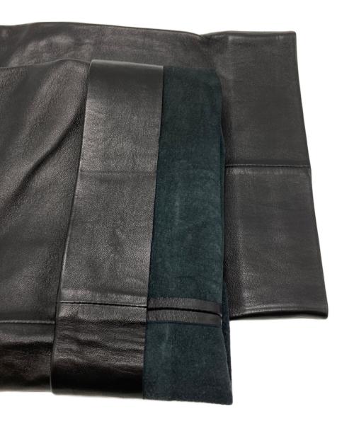 LOEWE（ロエベ）LOEWE (ロエベ) ラムレザーパンツ/Lambskin leather pants  ブラック サイズ:44の古着・服飾アイテム