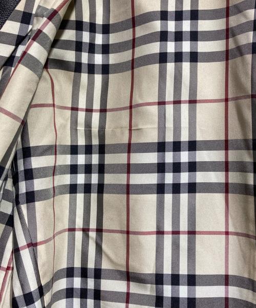 BURBERRY LONDON（バーバリーロンドン）BURBERRY LONDON (バーバリーロンドン) ラムレザージャケット/Lamb Leather Jacket ブラック サイズ:13の古着・服飾アイテム