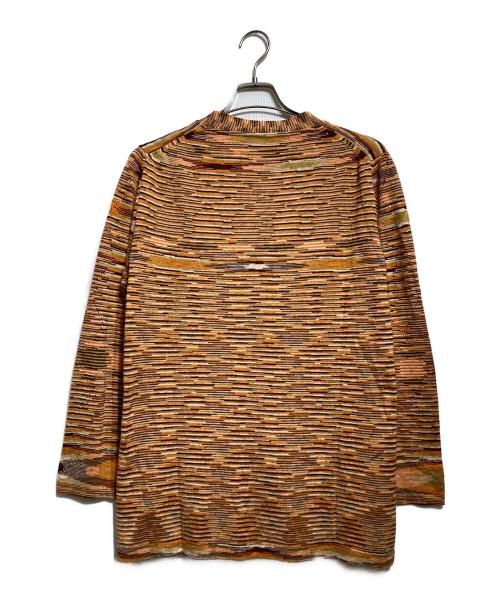 missoni（ミッソーニ）missoni (ミッソーニ) カシミヤシルクカーディガン/Cashmere-silk cardigan オレンジ サイズ:44の古着・服飾アイテム