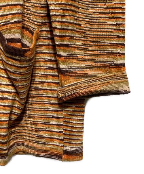 missoni（ミッソーニ）missoni (ミッソーニ) カシミヤシルクカーディガン/Cashmere-silk cardigan オレンジ サイズ:44の古着・服飾アイテム