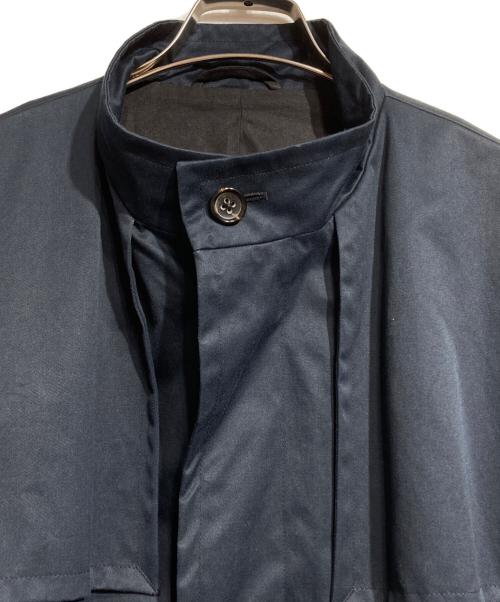 JIL SANDER（ジルサンダー）JIL SANDER (ジルサンダー) スタンドカラーコート/Stand collar coat ネイビー サイズ:48の古着・服飾アイテム