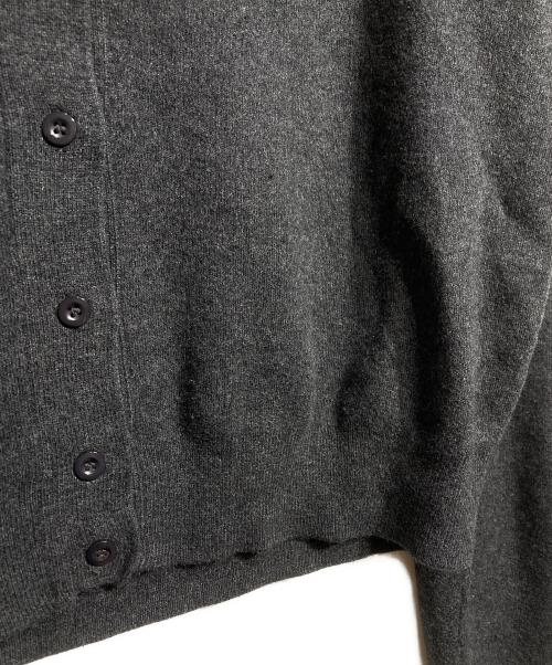 CABAN（キャバン）CABAN (キャバン) コットンカシミヤ クルーネックカーディガン/Cotton Cashmere Crew Neck Cardigan  グレー サイズ:Sの古着・服飾アイテム