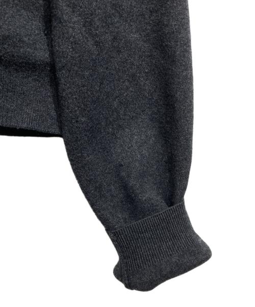 CABAN（キャバン）CABAN (キャバン) コットンカシミヤ クルーネックカーディガン/Cotton Cashmere Crew Neck Cardigan  グレー サイズ:Sの古着・服飾アイテム