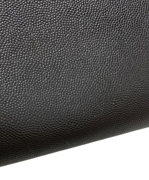 Saint Laurent Paris（サンローランパリ）Saint Laurent Paris (サンローランパリ) キャビアスキンクラッチバッグ/Caviar Leather Clutch Bag ブラックの古着・服飾アイテム