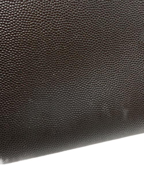 Saint Laurent Paris（サンローランパリ）Saint Laurent Paris (サンローランパリ) キャビアスキンクラッチバッグ/Caviar Leather Clutch Bag ブラックの古着・服飾アイテム