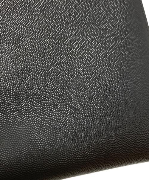 Saint Laurent Paris（サンローランパリ）Saint Laurent Paris (サンローランパリ) キャビアスキンクラッチバッグ/Caviar Leather Clutch Bag ブラックの古着・服飾アイテム