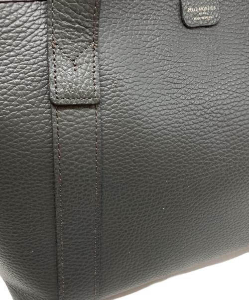 PELLE MORBIDA（ペッレモルビダ）PELLE MORBIDA (ペッレモルビダ) JOHNSTONS OF ELGIN (ジョンストンズオブエルガン) ハンドバッグ/Handbag グレーの古着・服飾アイテム