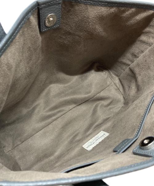 PELLE MORBIDA（ペッレモルビダ）PELLE MORBIDA (ペッレモルビダ) JOHNSTONS OF ELGIN (ジョンストンズオブエルガン) ハンドバッグ/Handbag グレーの古着・服飾アイテム