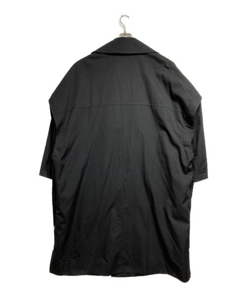 MAISON SPECIAL（メゾンスペシャル）MAISON SPECIAL (メゾンスペシャル) マルチファブリックプライムオーバー2WAYポンチョコート/Poncho Coat ブラック サイズ:01の古着・服飾アイテム