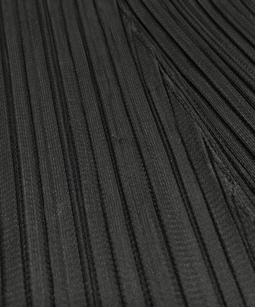 PLEATS PLEASE（プリーツプリーズ）PLEATS PLEASE (プリーツプリーズ) プリーツワイドクロップドパンツ ブラック サイズ:3の古着・服飾アイテム