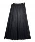 PLEATS PLEASE（プリーツプリーズ）の古着「プリーツワイドクロップドパンツ」｜ブラック