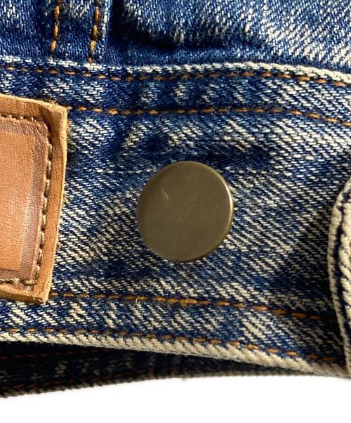 AMI Alexandre Mattiussi（アミアレクサンドルマテュッシ）AMI Alexandre Mattiussi (アミアレクサンドルマテュッシ) ウォッシュ加工デニムジャケット/Washed denim jacket  インディゴ サイズ:Ｓの古着・服飾アイテム