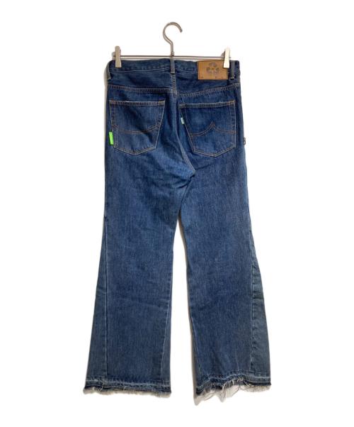 doublet（ダブレット）doublet (ダブレット) UPCYCLE ORIGINAL DENIM PATCHWORK PANTS/アップサイクル オリジナル デニム パッチワーク パンツ インディゴ サイズ:Sの古着・服飾アイテム