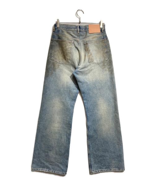 Acne studios（アクネ ストゥディオズ）Acne studios (アクネ ストゥディオス) ダメージ加工フレアジーンズ/Flare Jeans/2021M Penicillin ブルー サイズ:W29×L32の古着・服飾アイテム