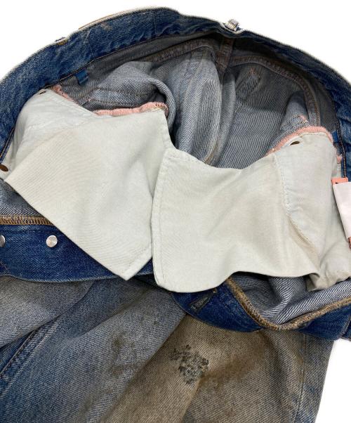 Acne studios（アクネ ストゥディオズ）Acne studios (アクネ ストゥディオス) ダメージ加工フレアジーンズ/Flare Jeans/2021M Penicillin ブルー サイズ:W29×L32の古着・服飾アイテム