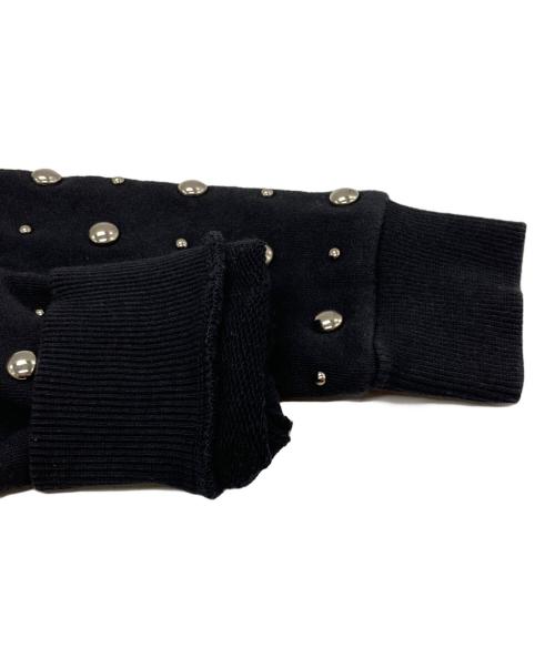 Saint Laurent Paris（サンローランパリ）Saint Laurent Paris (サンローランパリ) スタッズスウェット/Sweatshirt ブラック サイズ:XSの古着・服飾アイテム