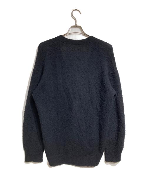 AURALEE（オーラリー）AURALEE (オーラリー) BRUSHED WOOL CASHMERE SILK KNIT CARDIGAN/ブラッシュド・ウール・カシミヤ・シルク・ニット・カーディガン ブラック サイズ:3の古着・服飾アイテム