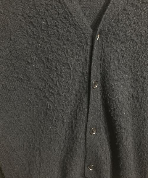 AURALEE（オーラリー）AURALEE (オーラリー) BRUSHED WOOL CASHMERE SILK KNIT CARDIGAN/ブラッシュド・ウール・カシミヤ・シルク・ニット・カーディガン ブラック サイズ:3の古着・服飾アイテム