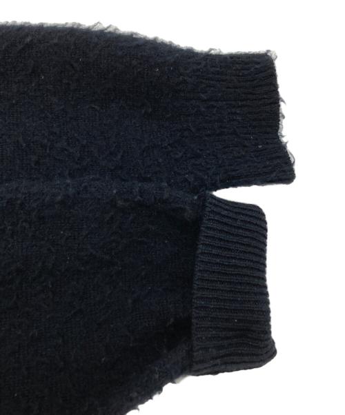 AURALEE（オーラリー）AURALEE (オーラリー) BRUSHED WOOL CASHMERE SILK KNIT CARDIGAN/ブラッシュド・ウール・カシミヤ・シルク・ニット・カーディガン ブラック サイズ:3の古着・服飾アイテム