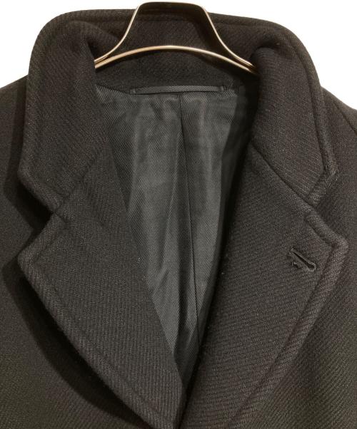 A.PRESSE（アプレッセ）A.PRESSE (アプレッセ) everyone (エブリワン) Wool Cashmere Chester/ウールカシミヤ チェスターコート ブラック サイズ:Mの古着・服飾アイテム