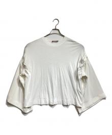 Y's PINK（ワイズ ピンク）の古着「フレアスリーブブラウス/Flared sleeve blouse」｜ホワイト