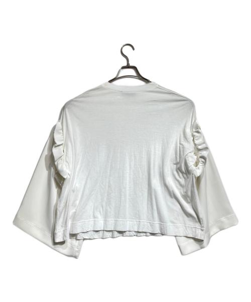 Y's PINK（ワイズ ピンク）Y's PINK (ワイズ ピンク) フレアスリーブブラウス/Flared sleeve blouse ホワイト サイズ:2の古着・服飾アイテム