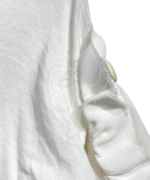 Y's PINK（ワイズ ピンク）Y's PINK (ワイズ ピンク) フレアスリーブブラウス/Flared sleeve blouse ホワイト サイズ:2の古着・服飾アイテム