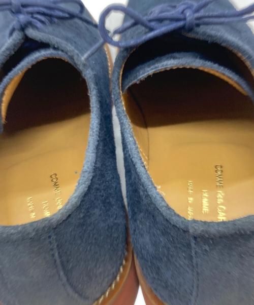 COMME des GARCONS HOMME（コムデギャルソン オム）COMME des GARCONS HOMME (コムデギャルソン オム) スウェードレザーシューズ/Suede Leather Shoes ブルー サイズ:26㎝の古着・服飾アイテム